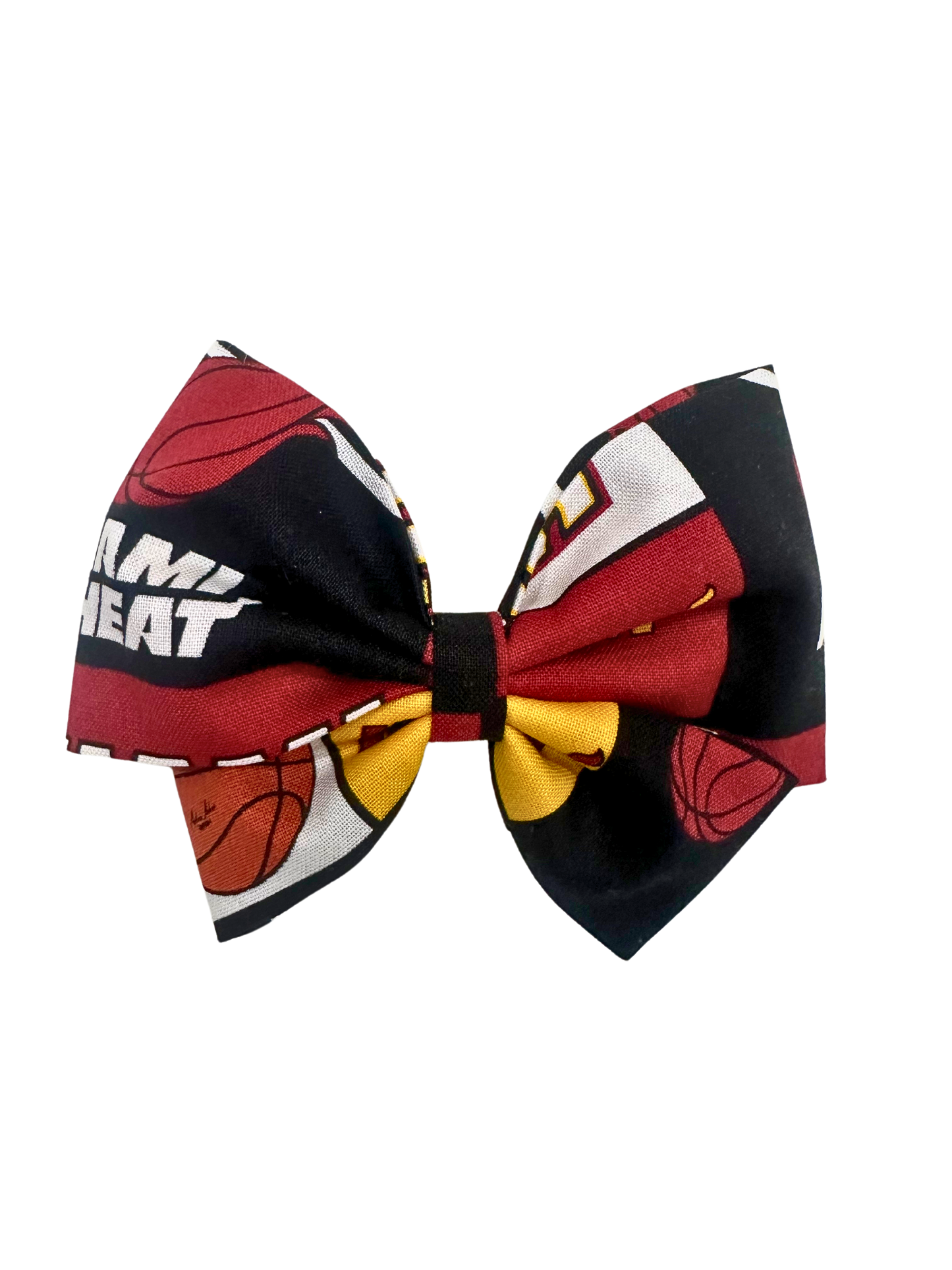 Sports Theme Bow - Miami Heats