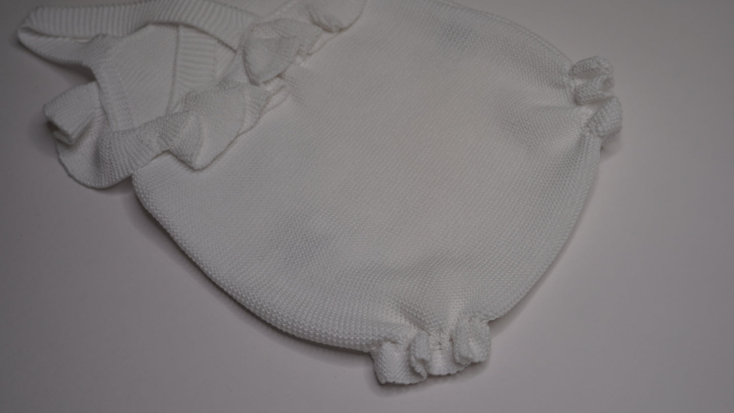 Knitted Romper Ruffle