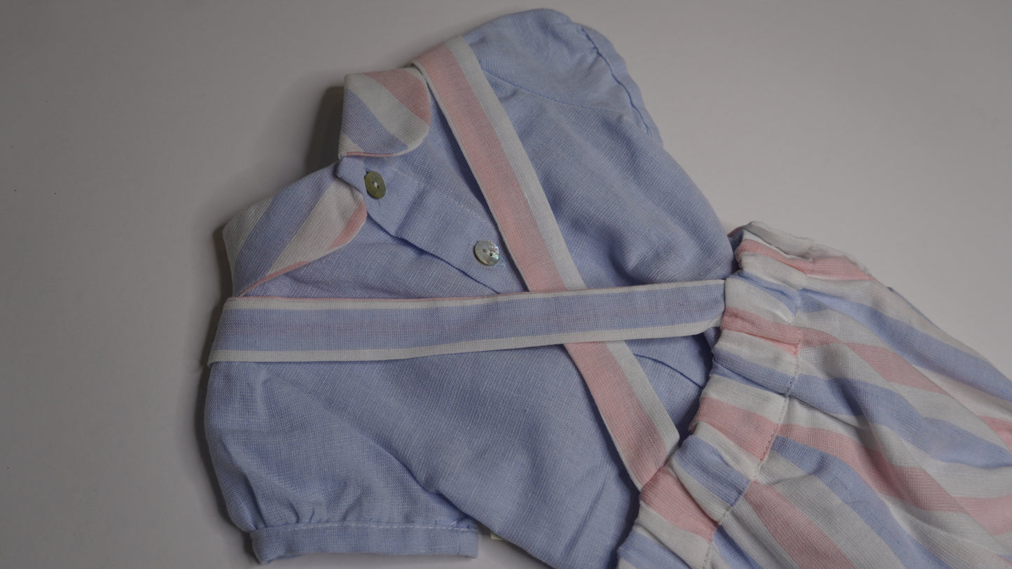 Striped Soft Boy Romper