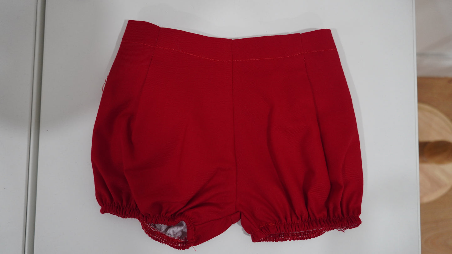 Navy Plaid Christas Boy Set