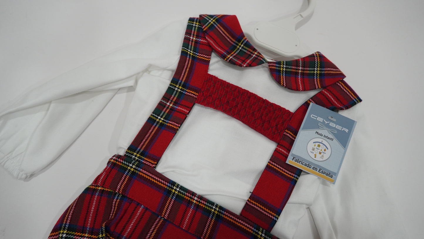Christmas Plaid Romper