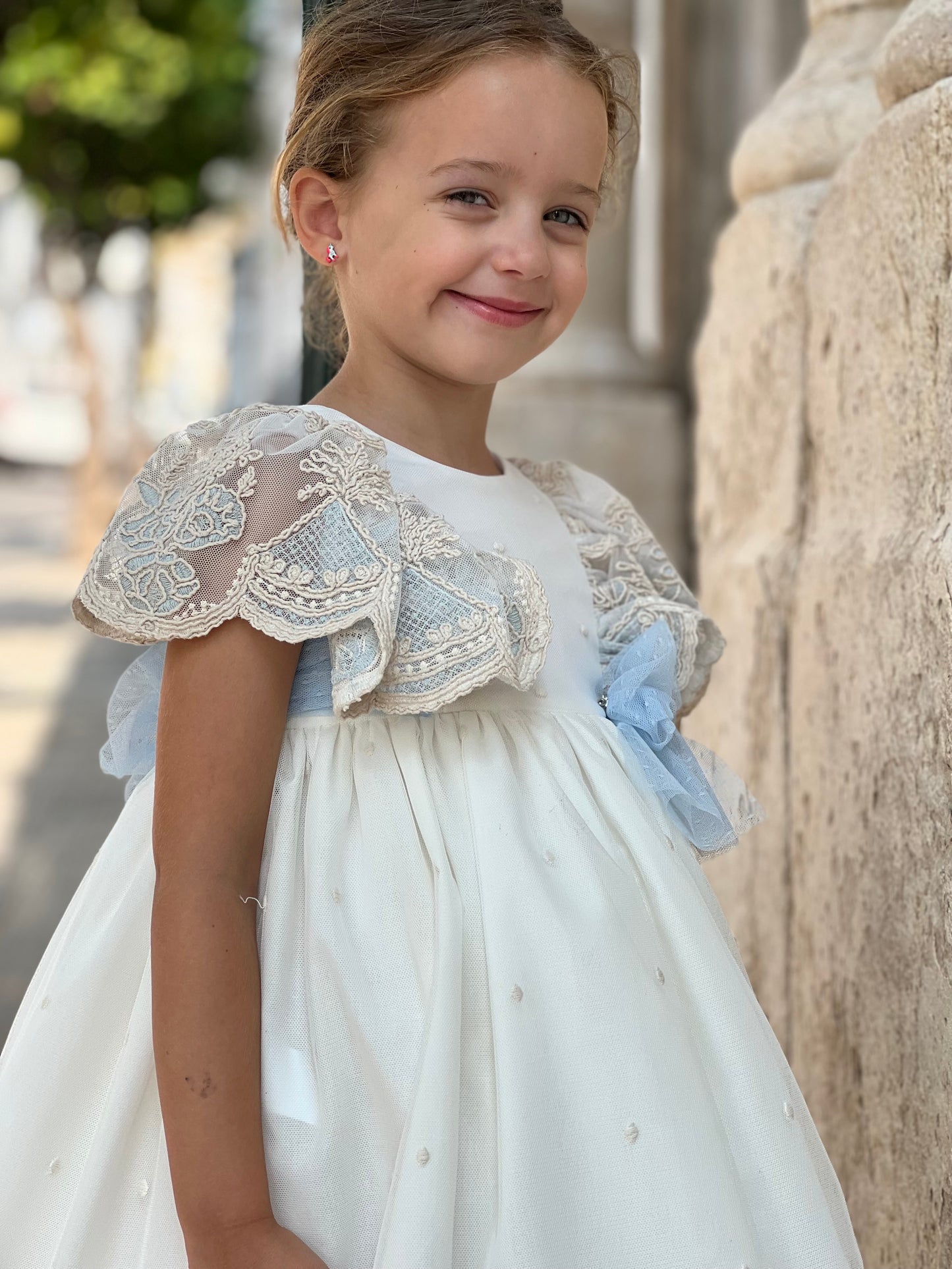 Carlota Blue Tulle Dress