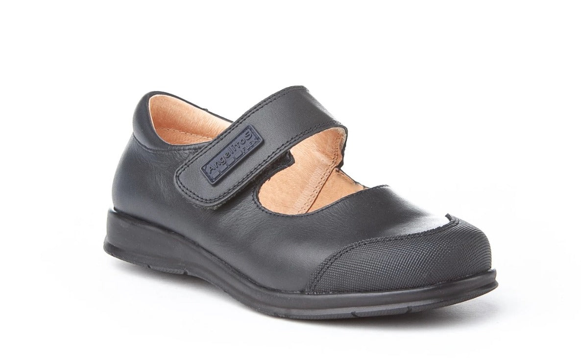 Mary Jane Wide strap Velcro Girls School Shoes