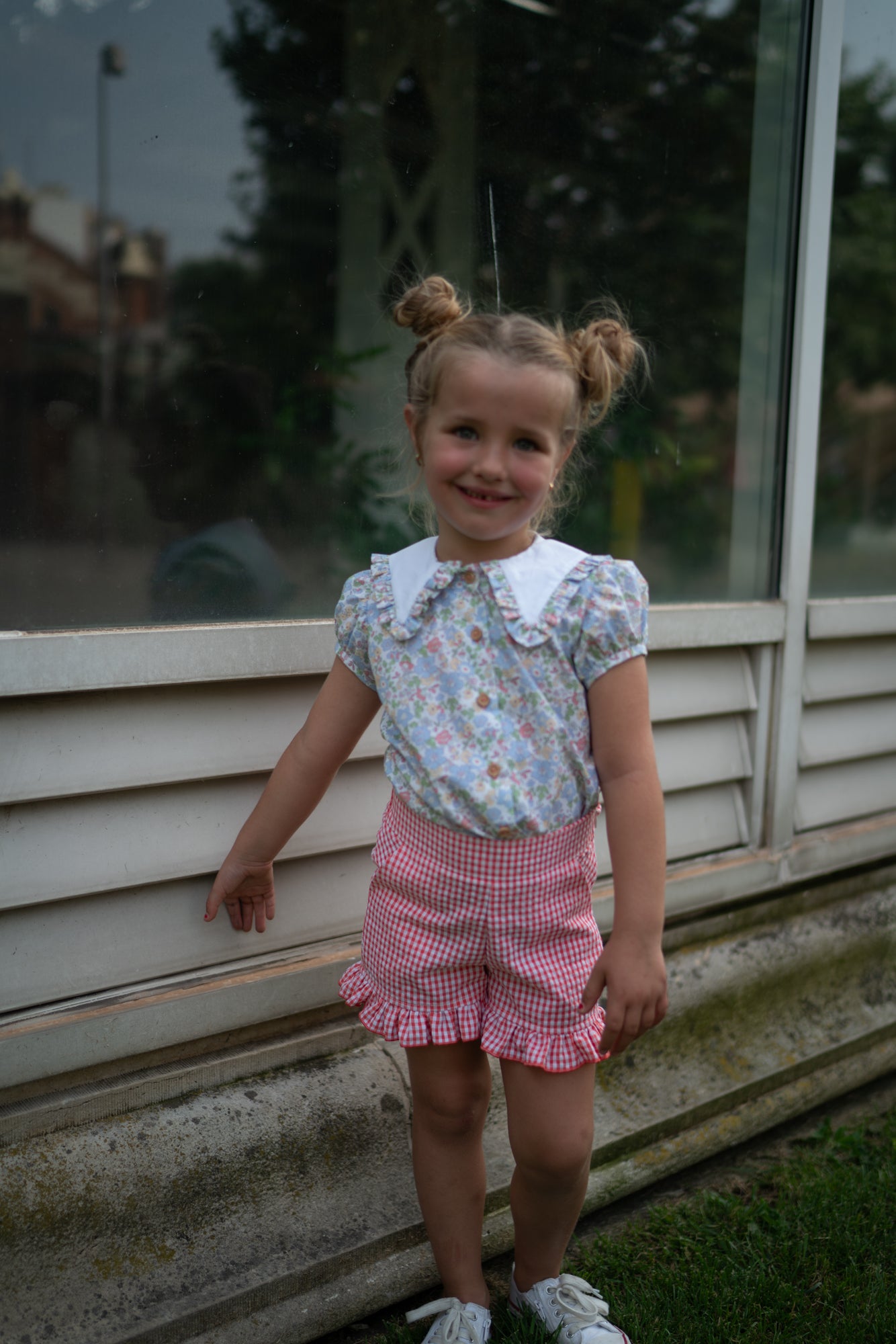 Plaid Floral set
