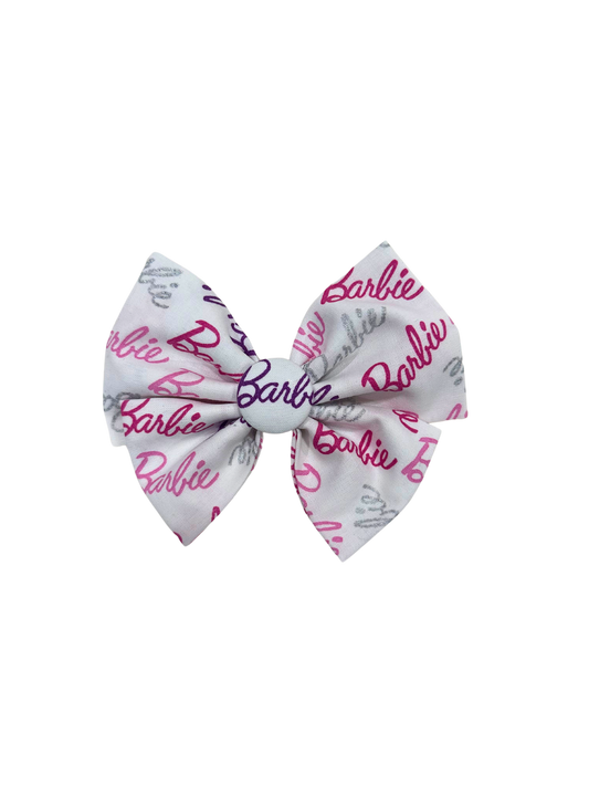 Barbie White Bow