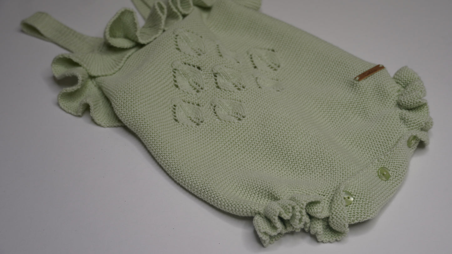Knitted Romper Ruffle