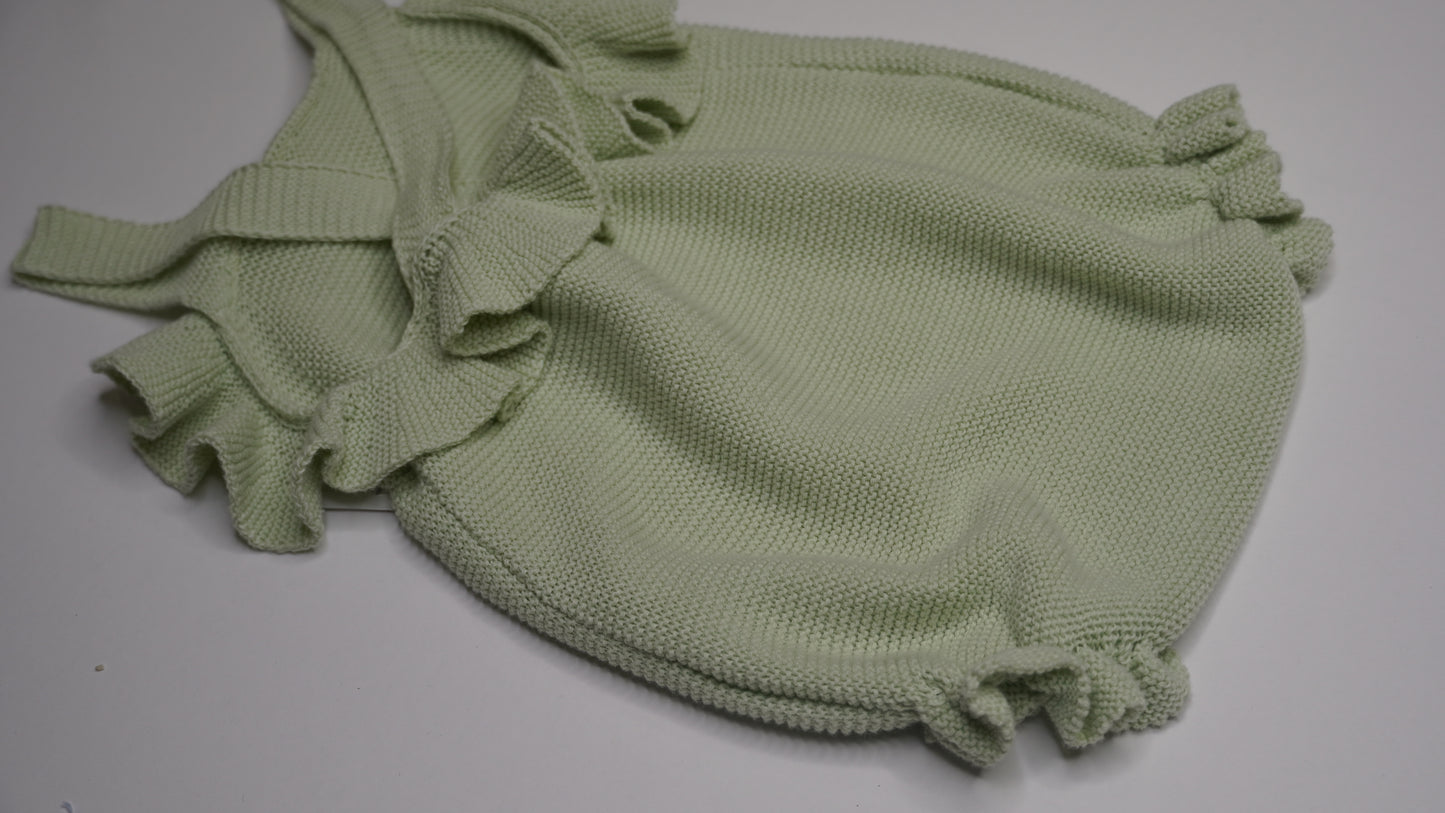 Knitted Romper Ruffle