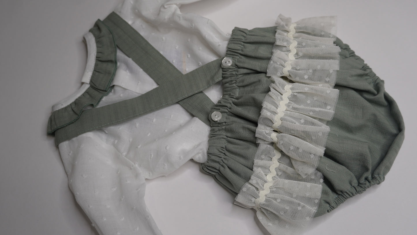 Autumn Baby Lace Romper Girl