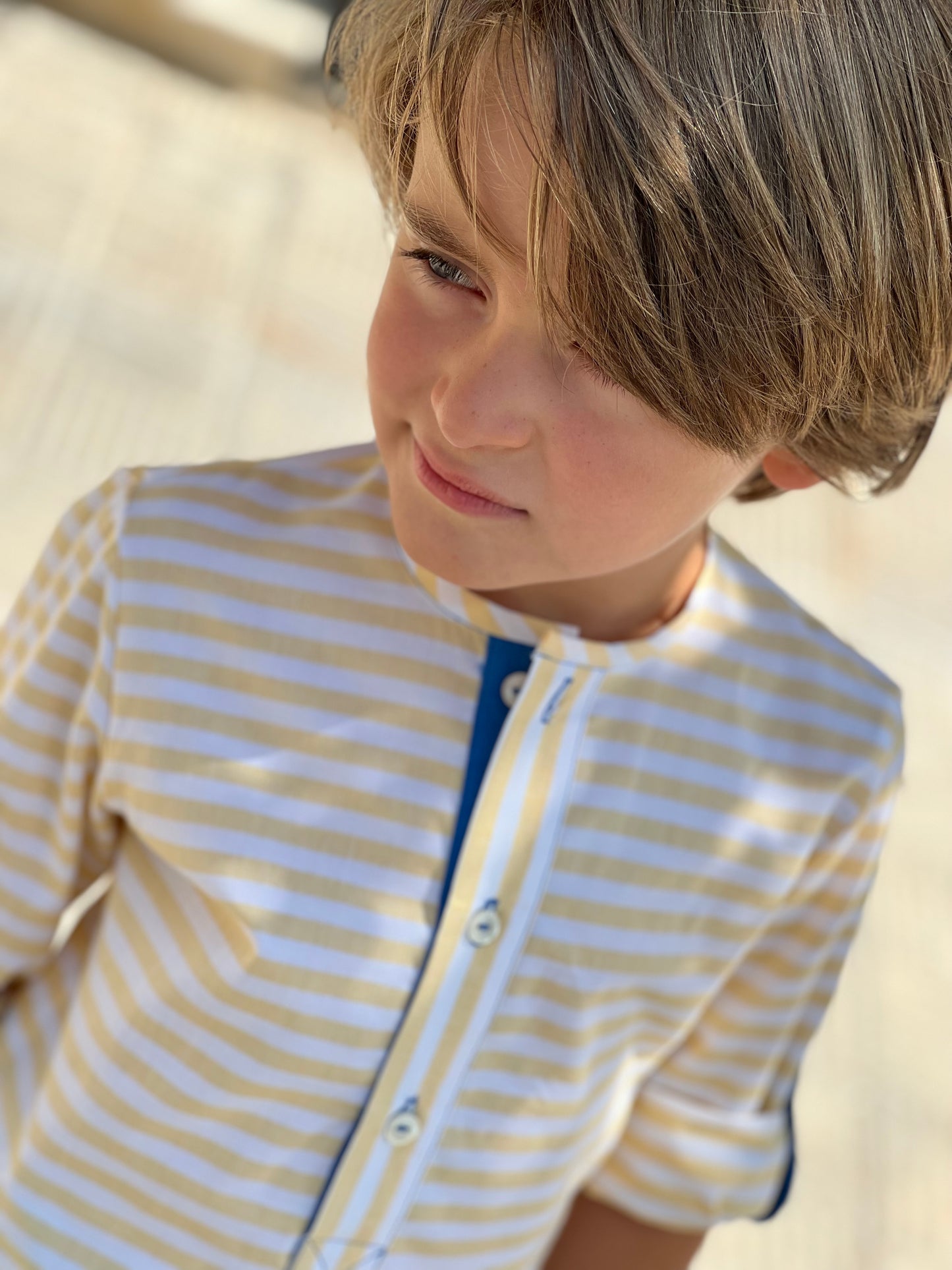 Santorini Striped Boy Set