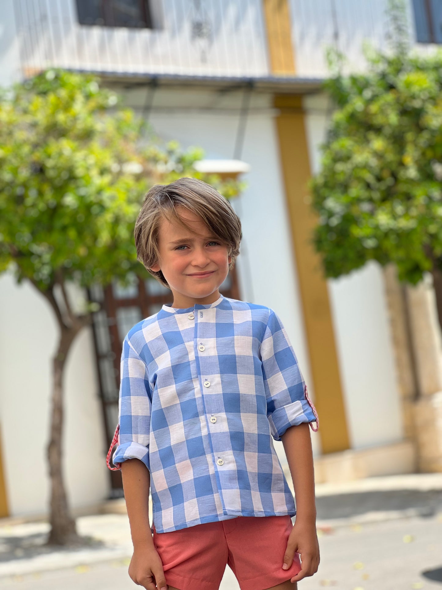 Duo Plaid Boy Set