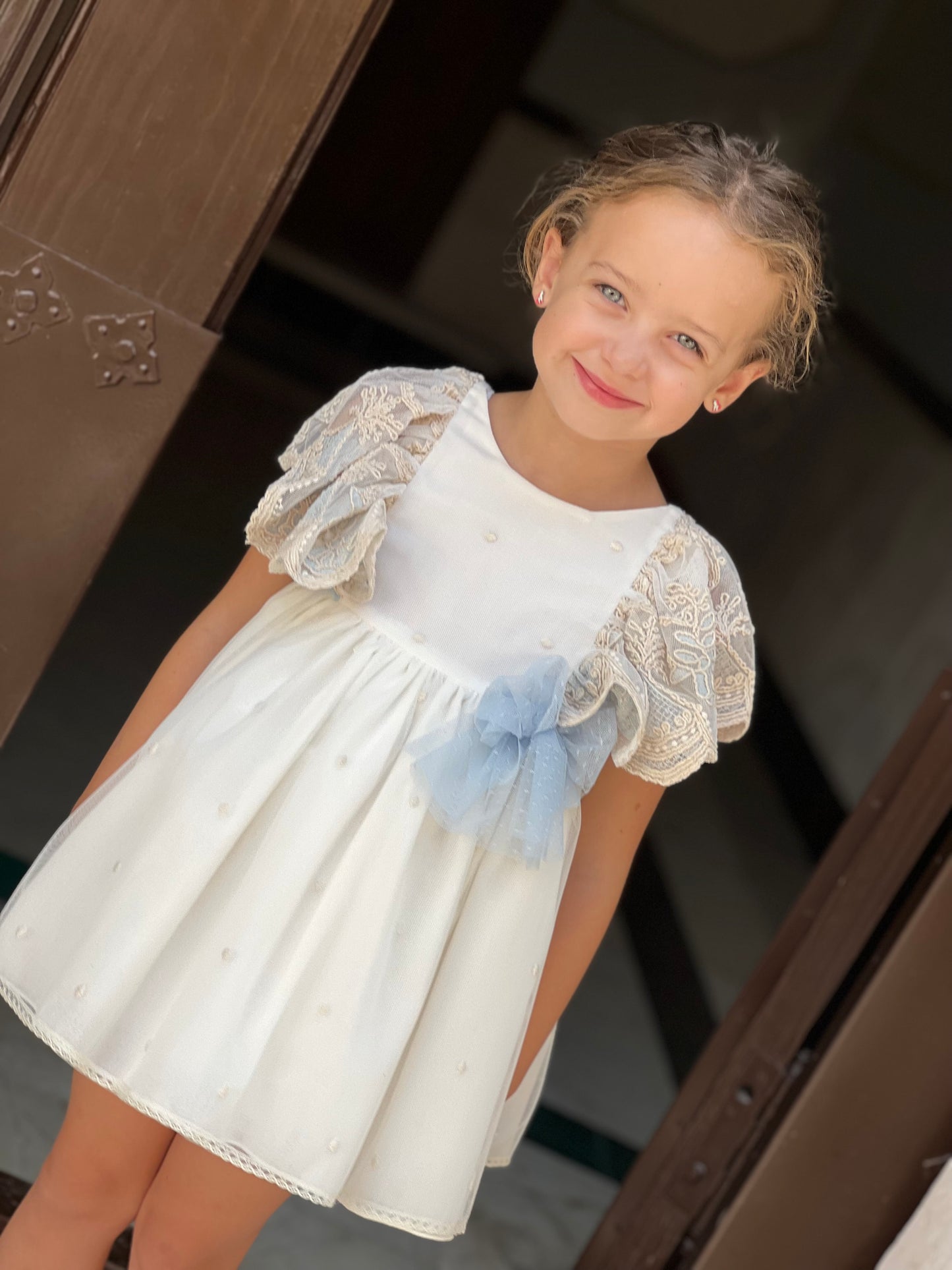 Carlota Blue Tulle Dress