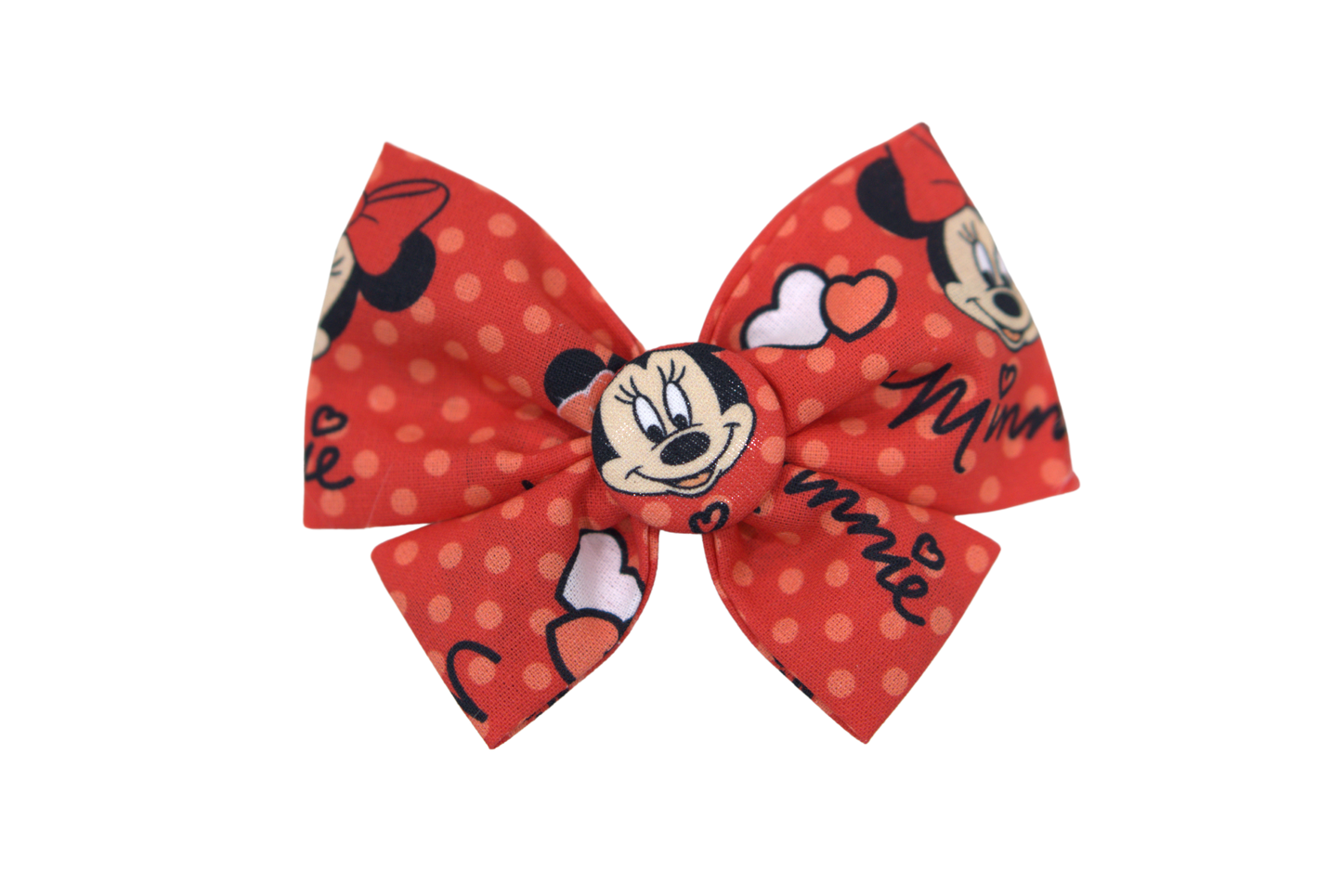 Disney Theme Bow - Minnie Lovely Red