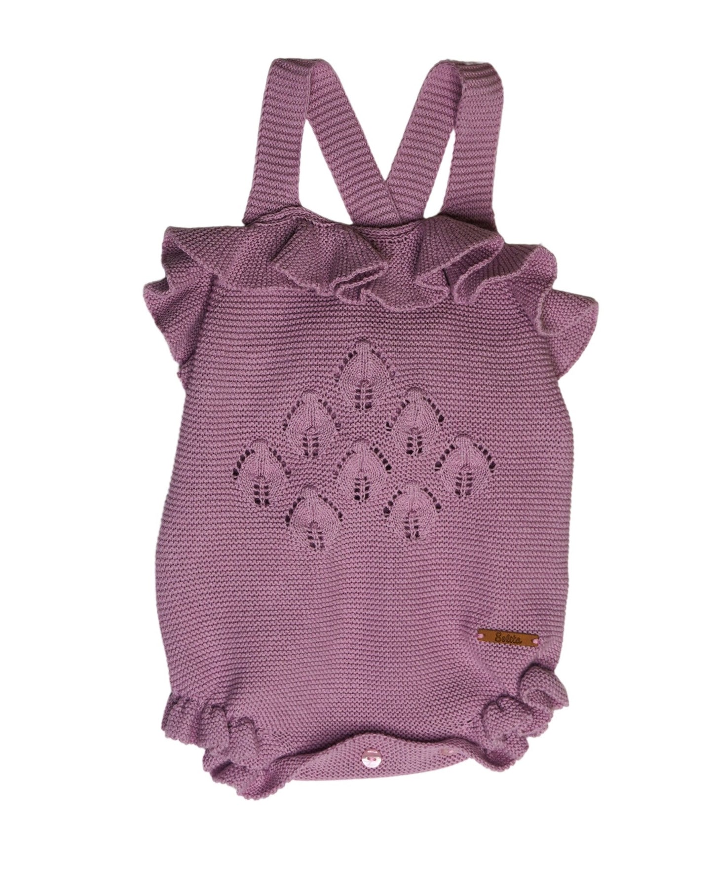 Knitted Romper Ruffle